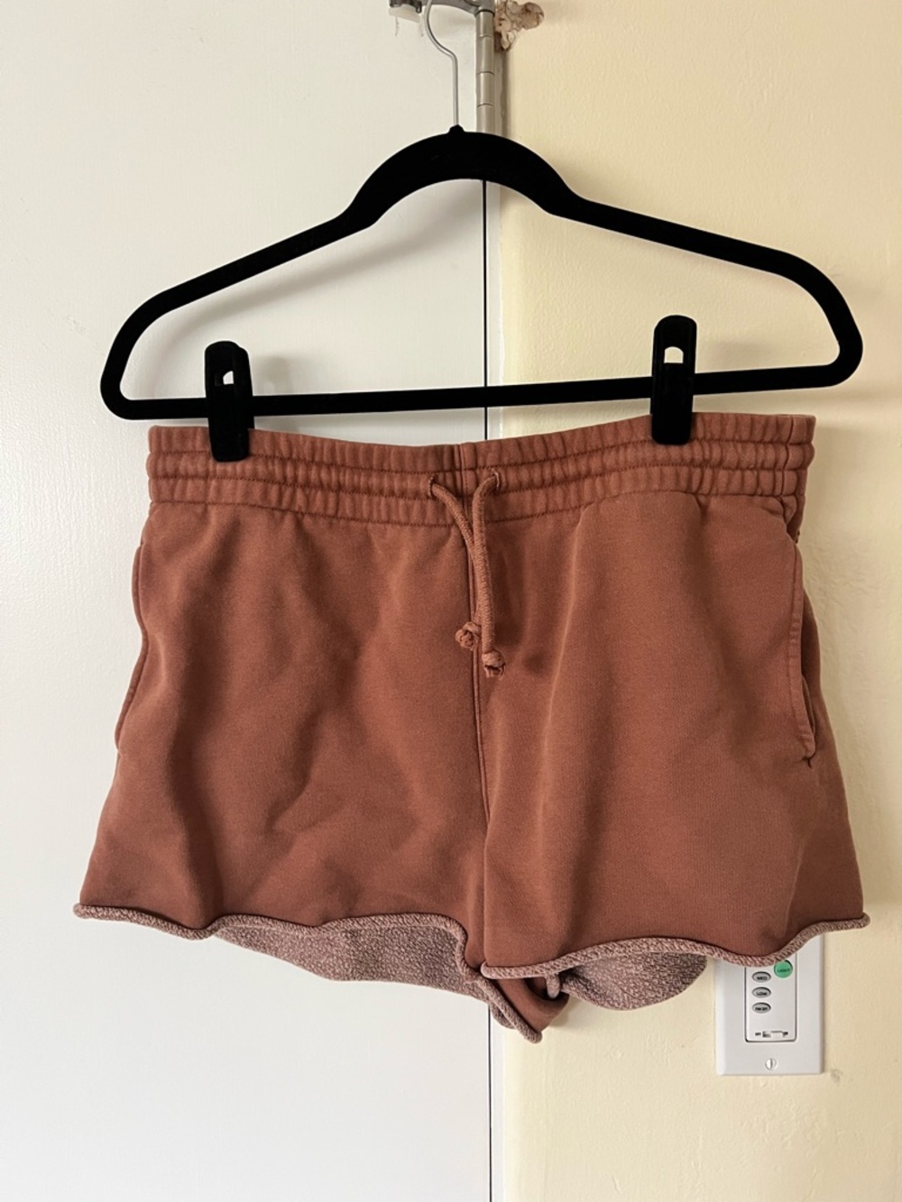 TNA Women's Drawstring Terry Shorts - Rusty Rose